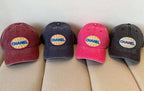 Explosive letter embroidered baseball cap