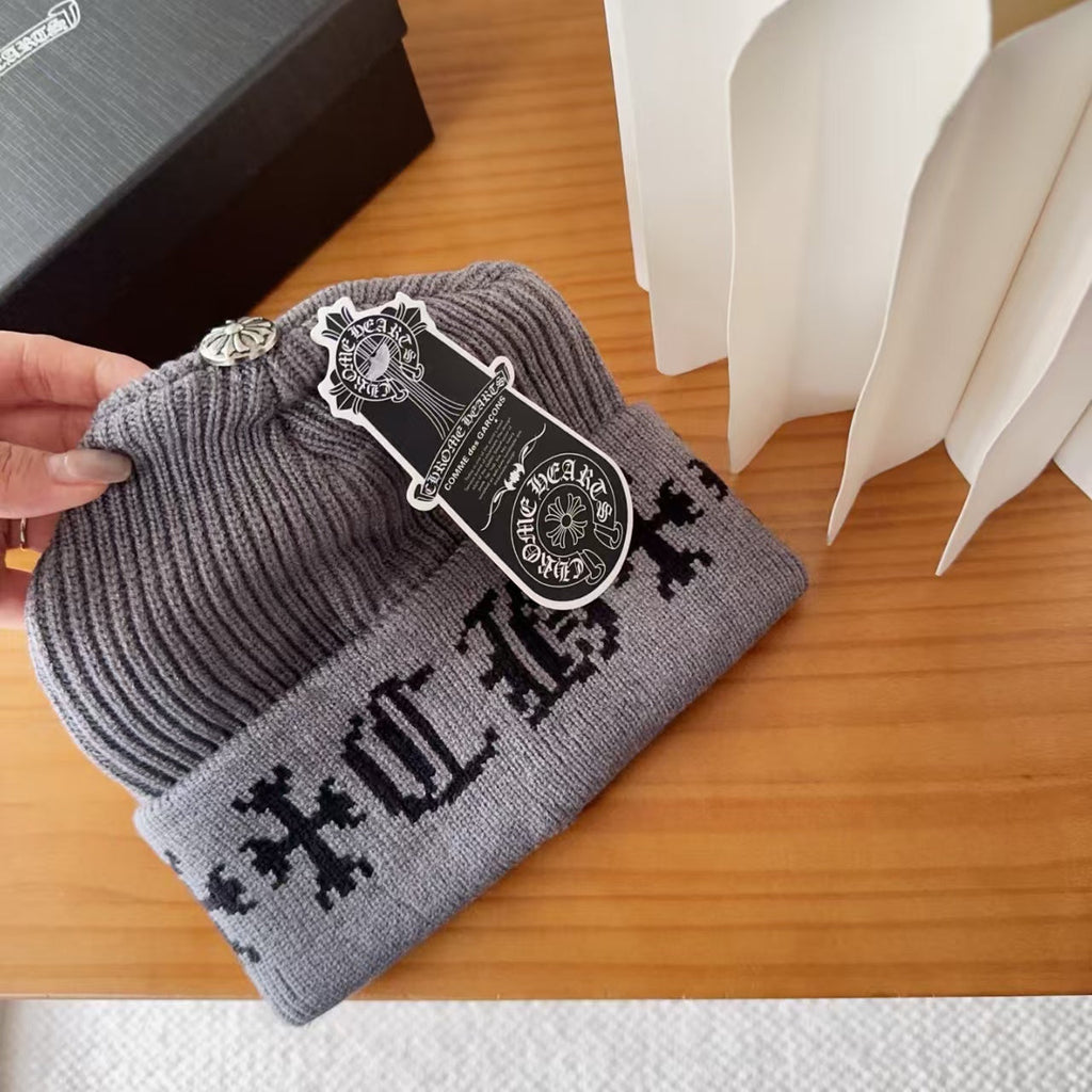 Hot selling wool knitted yarn cap