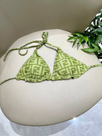 New split camisole swimsuit