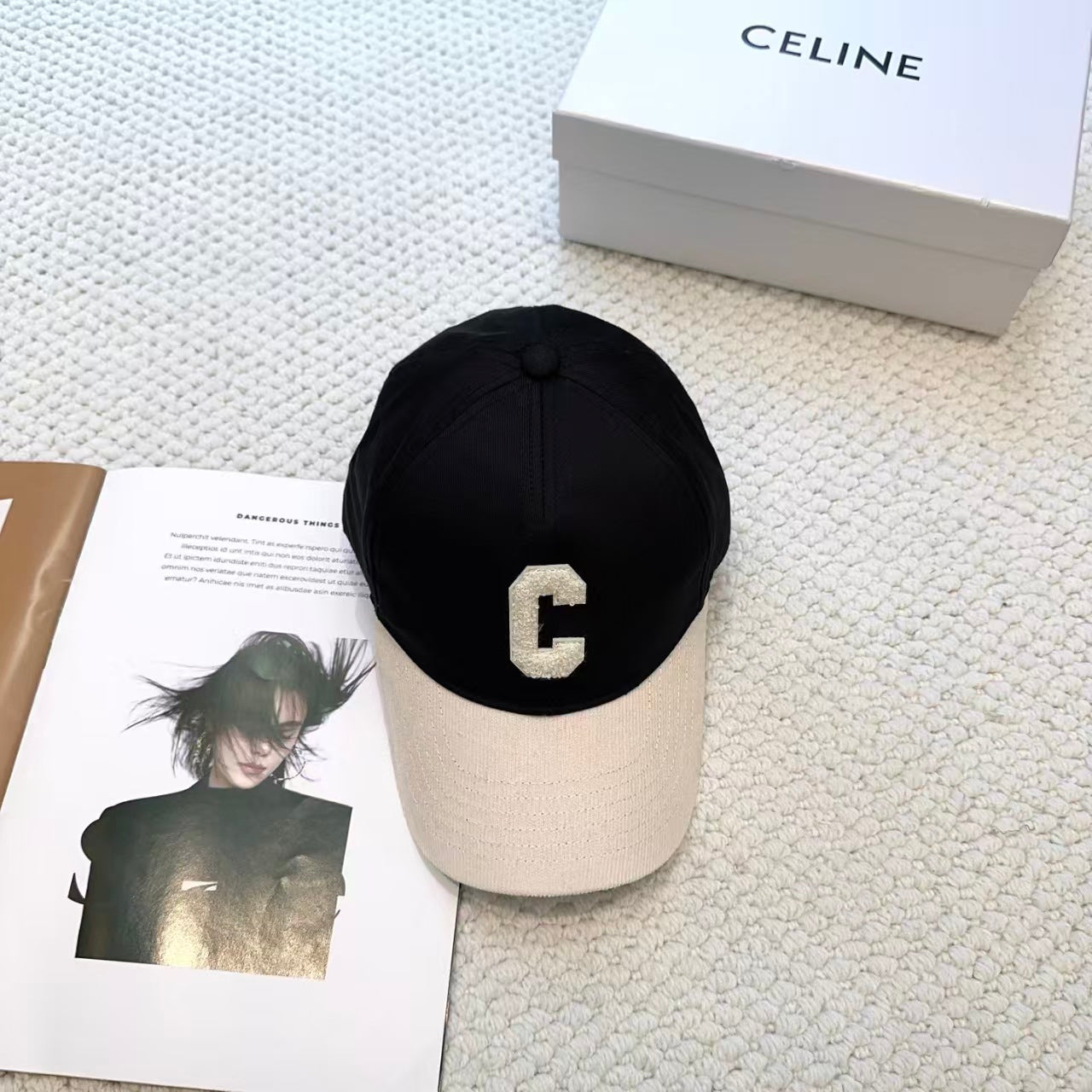 New letter baseball cap