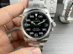 Black Silver -  White 904L Steel - Automatic - 40mm
