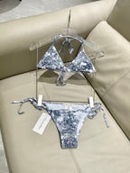 New three piece printed swimsuit