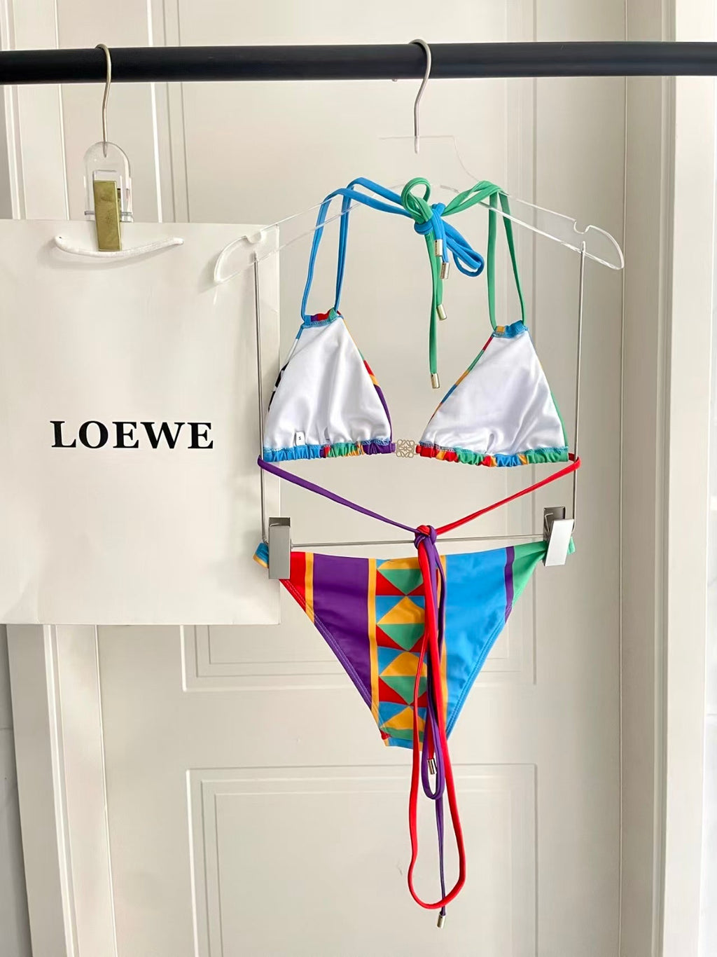 New Split Printed Swimsuit
