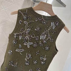 Limited Edition Hand-Beaded Patchwork Embroidered Vest