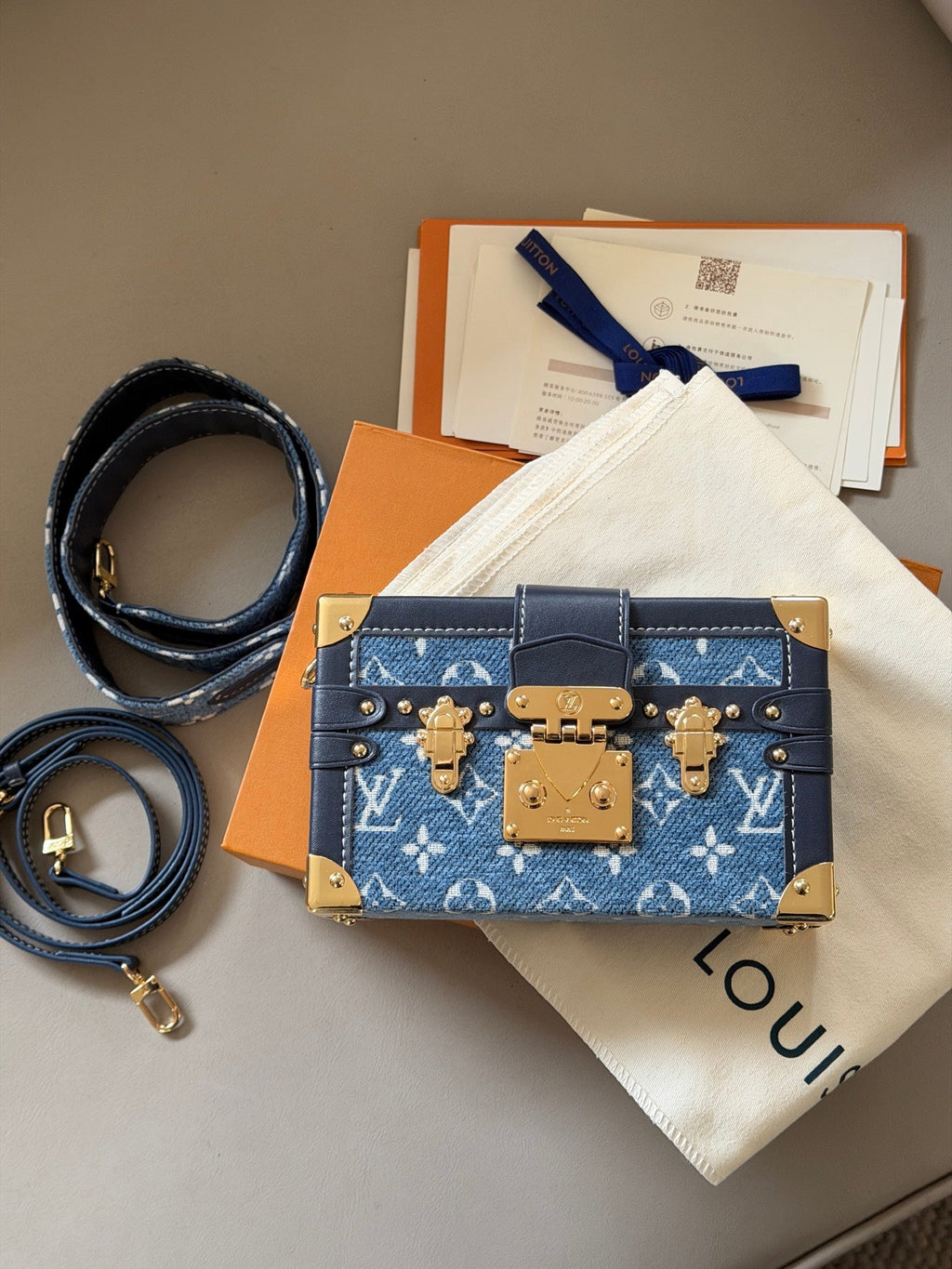 Cowboy Lock Bag Corner Hard Box Bag