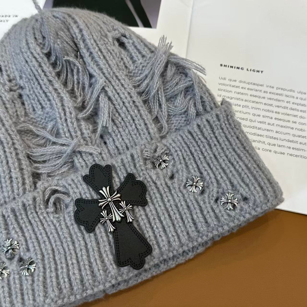 New Cross Knitted Hat