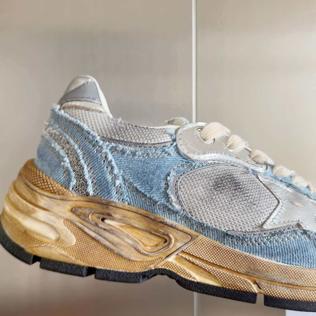 Retro vintage star casual sports shoes, skateboard shoes, small dirty shoes