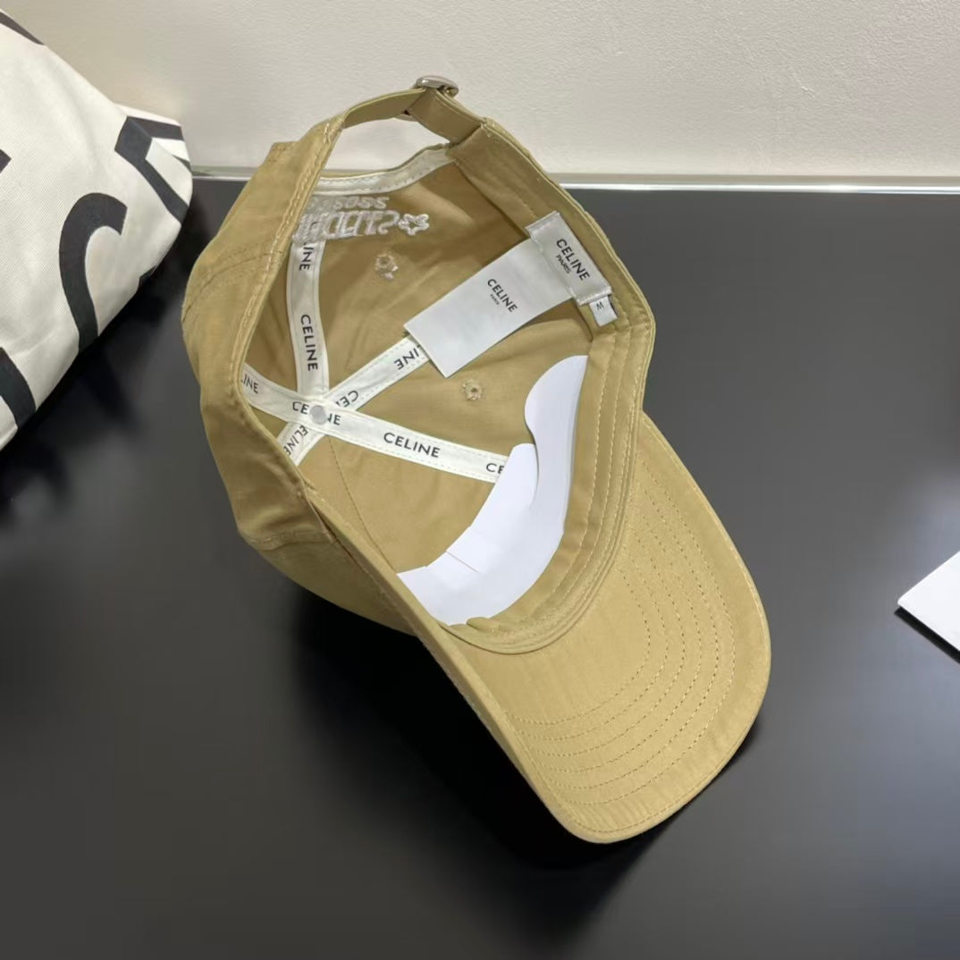 Embroidered letter baseball cap