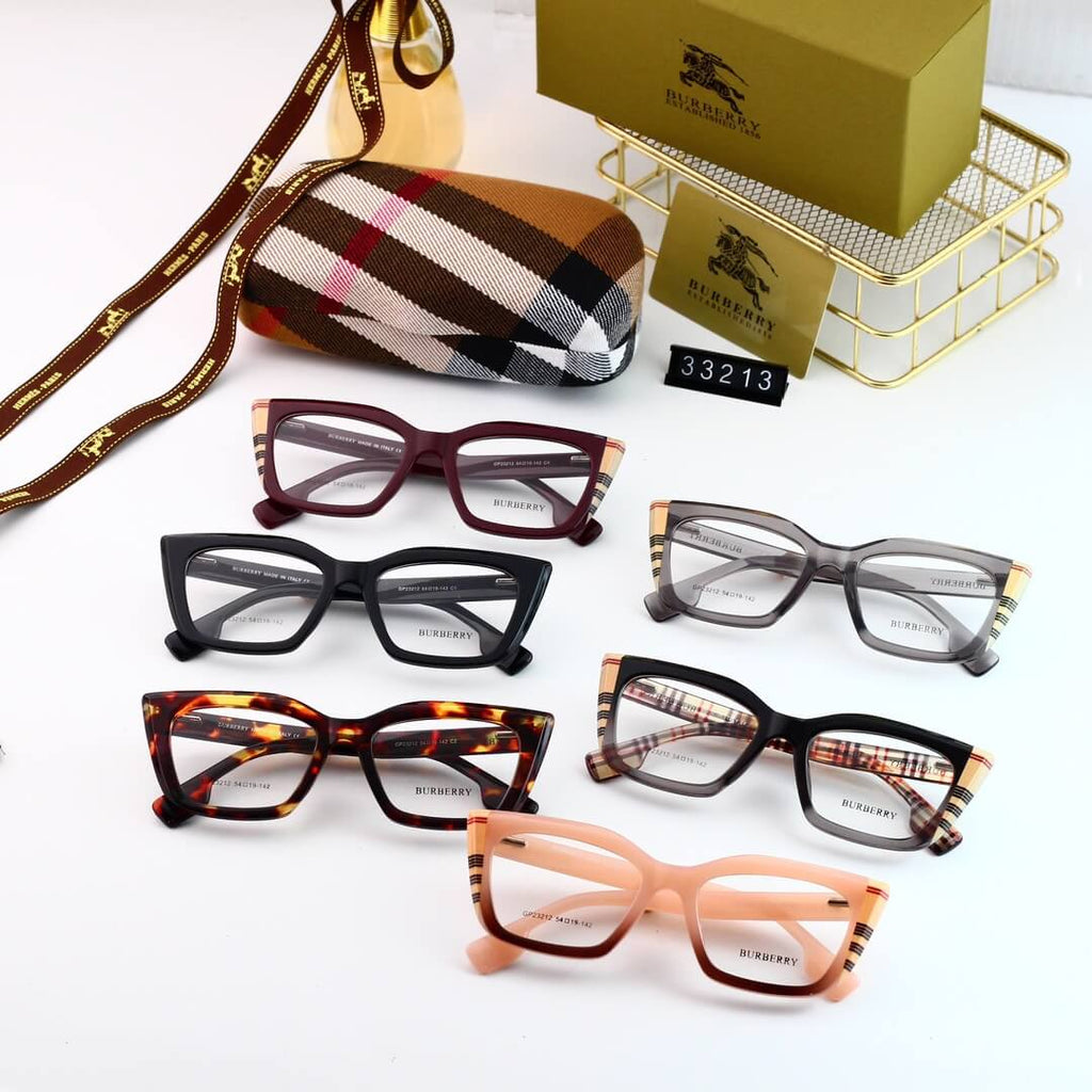 Checkered Frame Retro Glasses