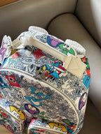 Cartoon graffiti backpack