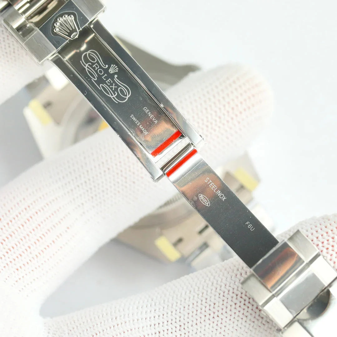 C Factory - Red Blue - Silver 904L Steel - Automatic - 40mm