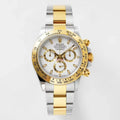 Chronograph -C-Factory -White Yellow- Silver 904L Steel- Automatic - 40mm