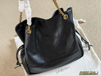 Triangular drawstring tote bag