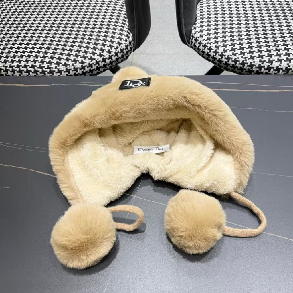 Ear protection knitted hat