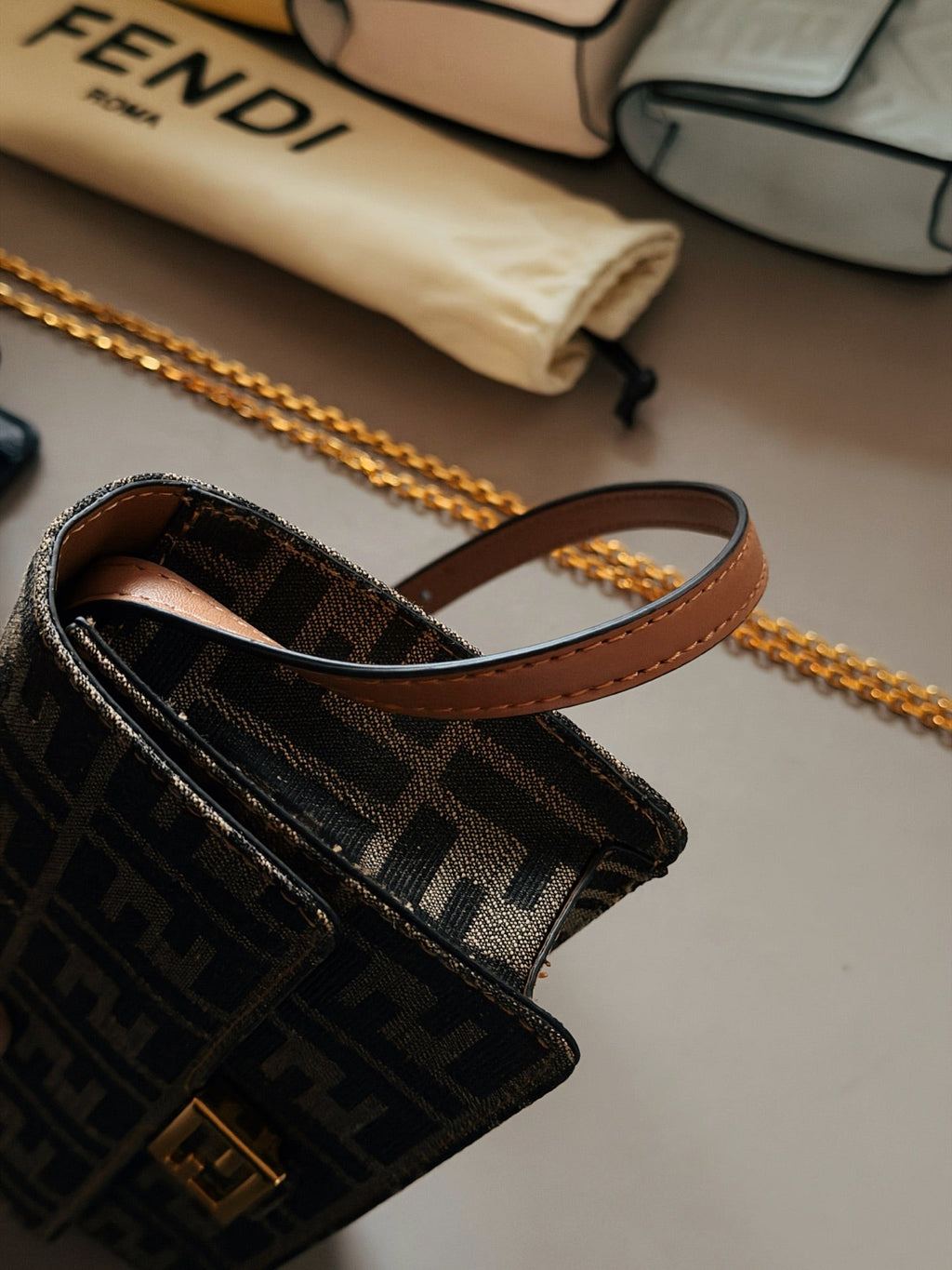 Old flower/relief stick bag