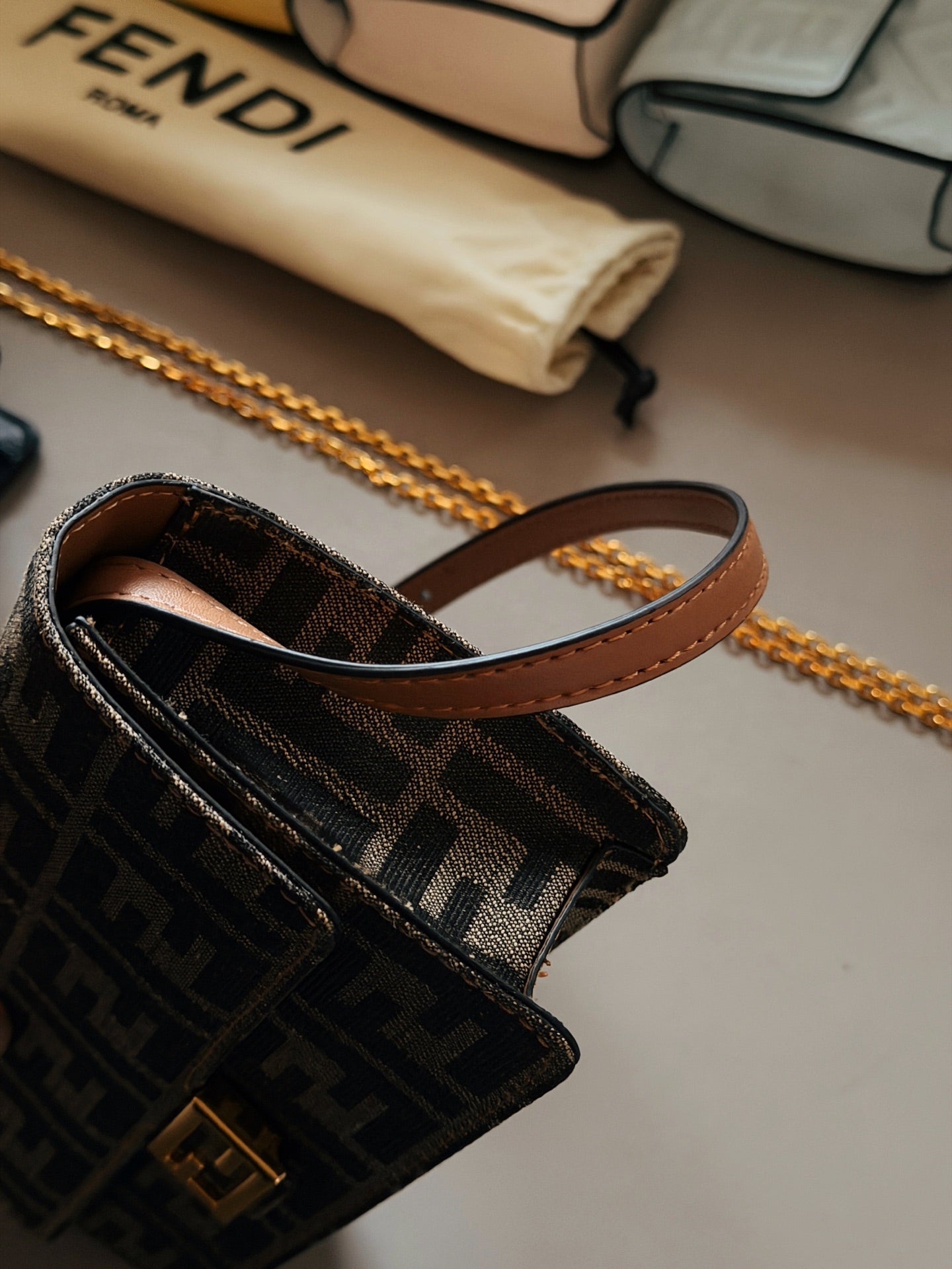 Old flower/relief stick bag