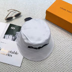 New double-sided embroidered fisherman hat