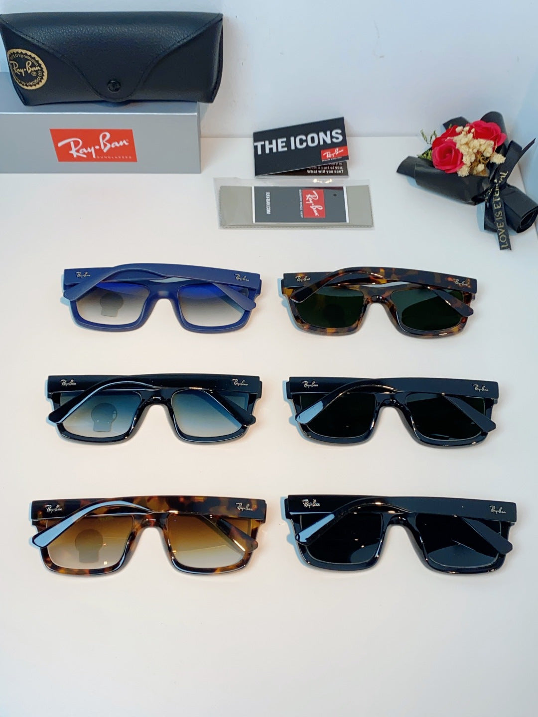 High quality tempered glass sunglasses for men