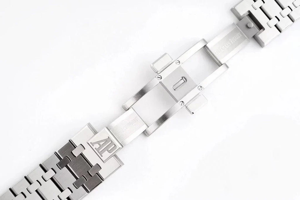Blue White - Silver 904L Steel - Automatic - 41mm