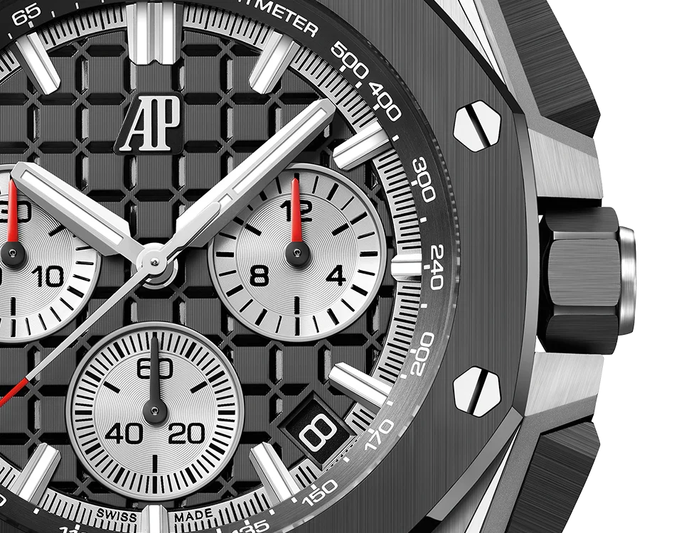 Chronograph-Black OFFs - Black Rubber - Quartz - 43mm