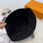 New double-sided embroidered fisherman hat