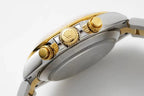 Chronograph -C-Factory -White Yellow- Silver 904L Steel- Automatic - 40mm