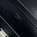 Black Silver Postman Bag