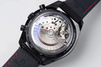 Chronograph -Moon back - Black - Black Rubber- Automatic - 44mm