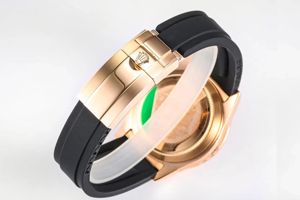 C-Factory -Brown Rosegold - Black Rubber - Automatic - 42mm