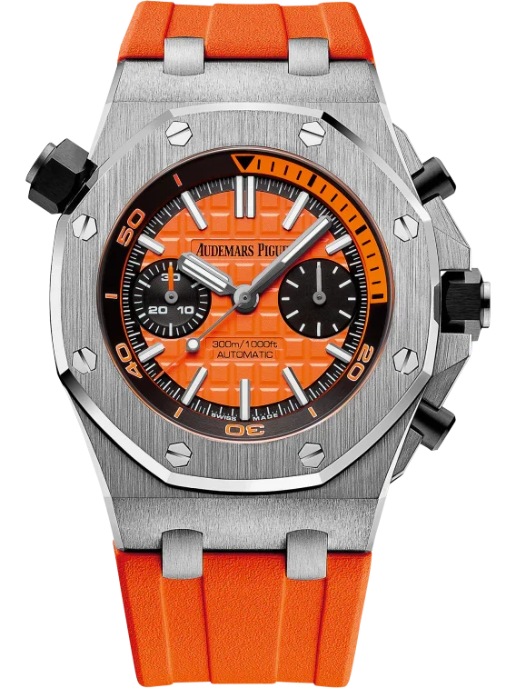 Orange -Prange Rubber -Quartz - 42mm