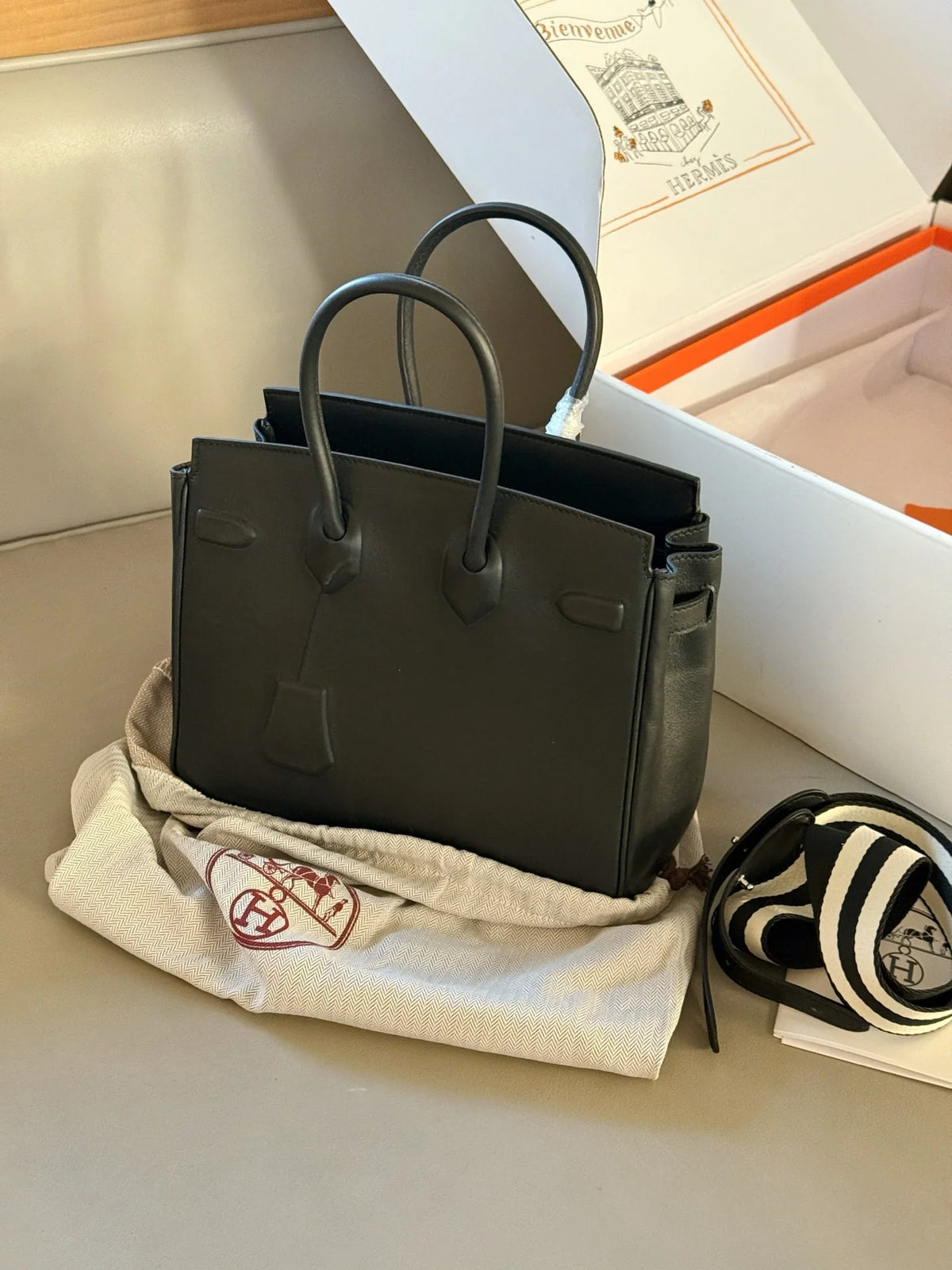 Cow skin mother platinum bag