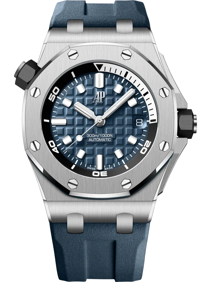 Rubber Watchband - 904L Steel - Automatic - 42mm