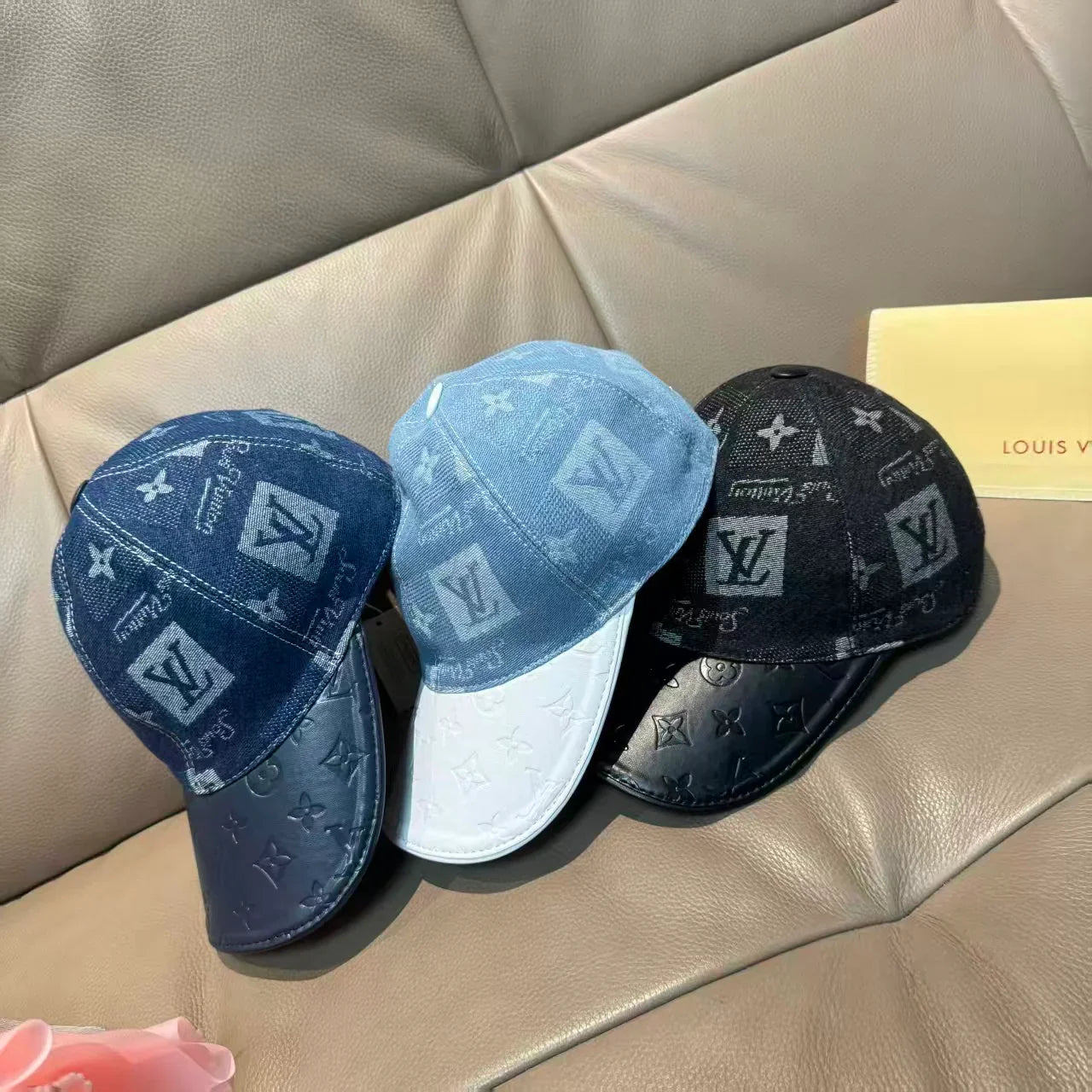 New denim baseball cap