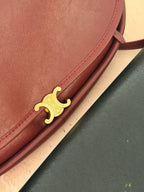 Horizontal Half Half Moon Bag Saddle Bag