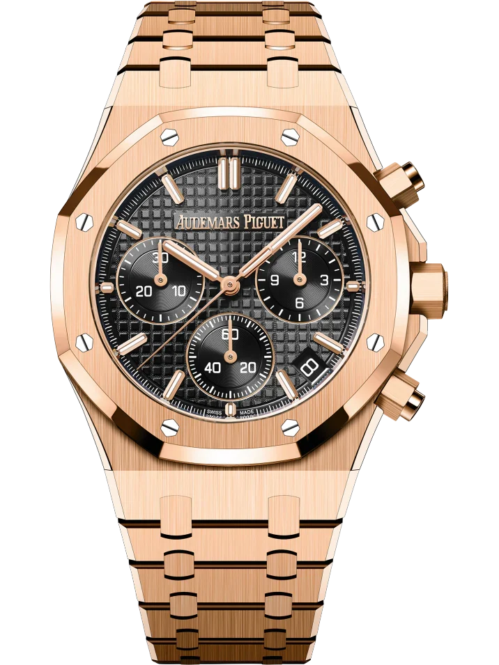 Black - Rosegold 904L Steel - Quartz - 41mm