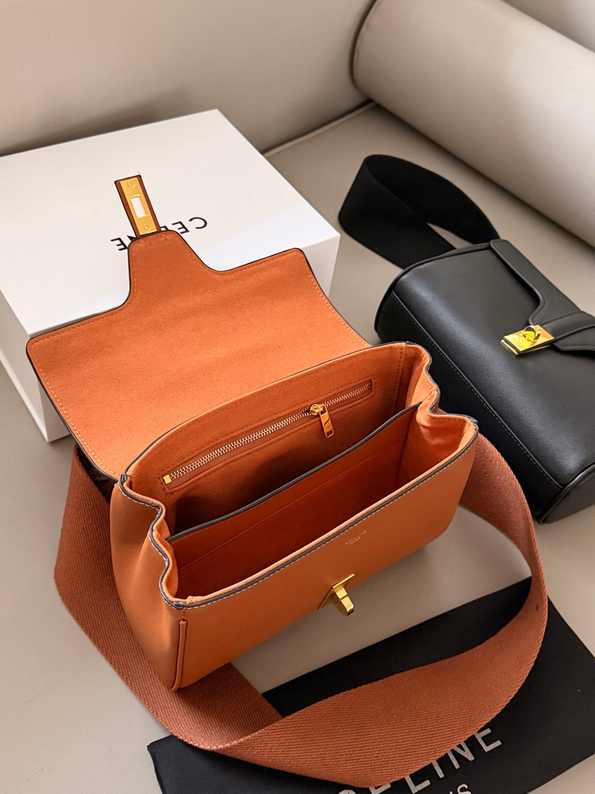 Vertical Tote Tote Bag Lucky Bag Small Sheepskin Bag