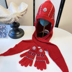 New Classic Scarf Hat Glove Set
