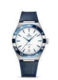 White Blue - Blue Leather - 41mm