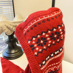 New Classic Scarf Hat Glove Set