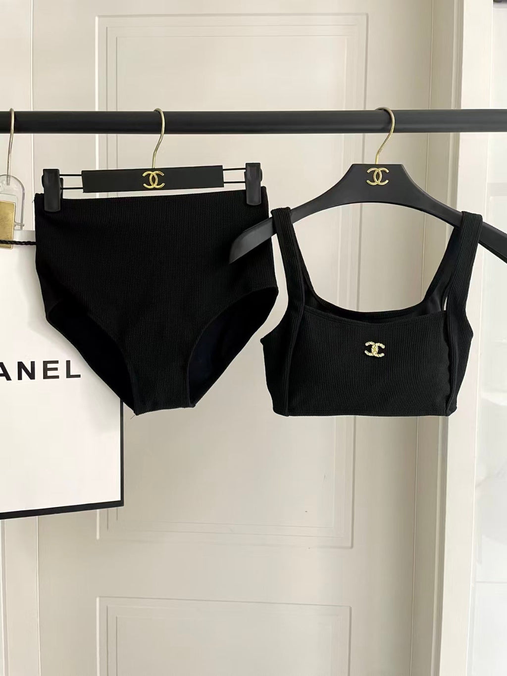 New split swimsuit