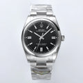 C-Factory - Black - Silver 904L Steel- Automatic - 41mm