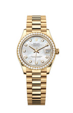 LADY- Cloud Dial - Yellow Steel - Quartz- 31mm