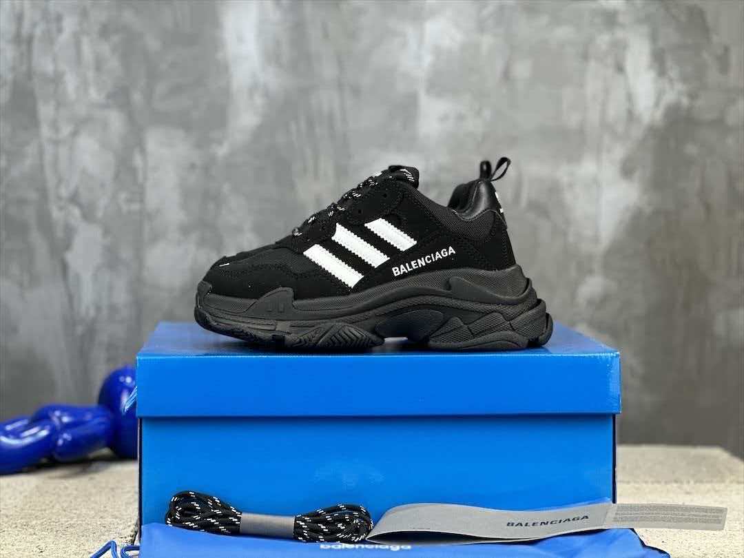 Co branded retro thick sole height increasing sports dad shoes