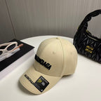 Embroidered letter new baseball cap