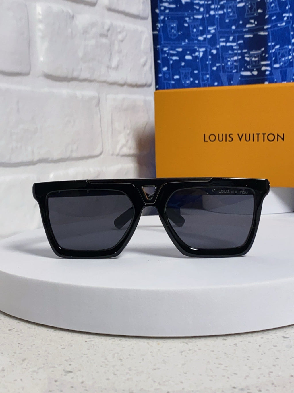 New Korean style personalized wide edge thick frame sunglasses