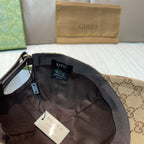 Embroidered baseball cap on the side