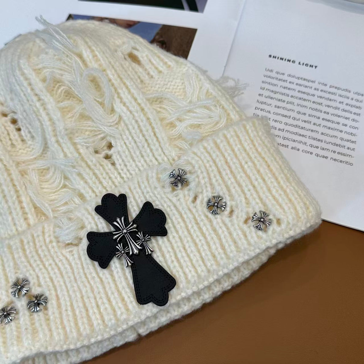 New Cross Knitted Hat