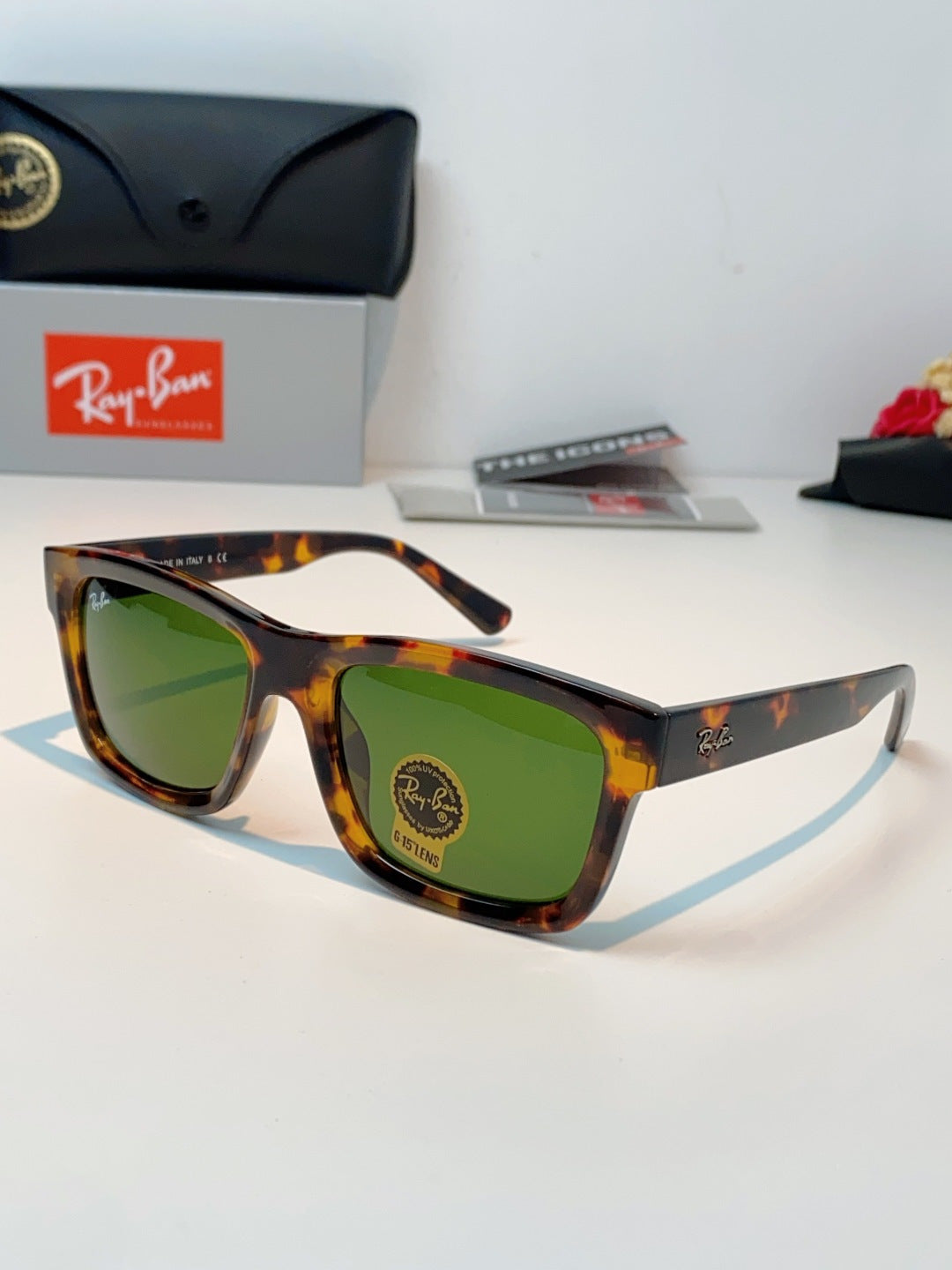 High quality tempered glass sunglasses for men
