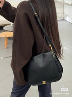 Single button tote bag shopping bag