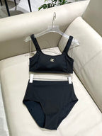 New split swimsuit